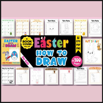 Preview of EASTER HOW to DRAW for KIDS | How To Draw for Toddlers