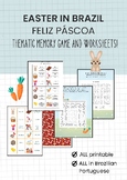 EASTER IN BRAZIL (FELIZ PÁSCOA) THEMATIC MEMORY GAME AND W