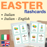 EASTER ITALIAN FLASH CARDS | Italian flashcards Easter | I