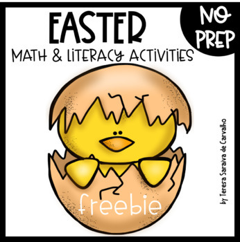 Preview of EASTER - MATH & LITERACY - FREEBIE