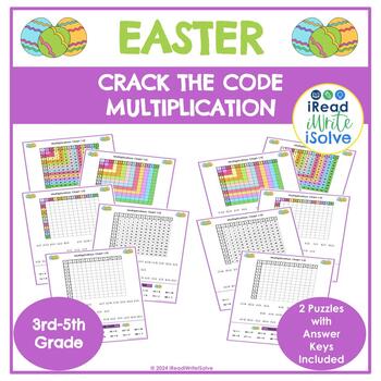 Preview of EASTER Multiplication - Crack the Code
