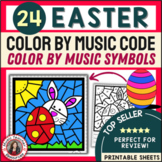 EASTER Music Coloring Pages - Elementary Music Activities 