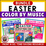 EASTER Music Coloring Pages - Elementary Music Lessons and