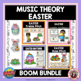 EASTER Music Lessons - Theory BOOM Cards BUNDLE