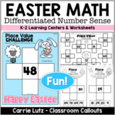 Easter Math Centers & Worksheets - Ten More, Ten Less