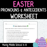 EASTER Pronouns & Antecedents Worksheet
