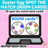 EASTER SPOT THE MATCH BOOM CARDS : OT / SLP visual percept