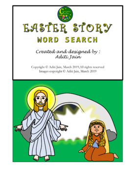 Preview of EASTER STORY WORDSEARCH
