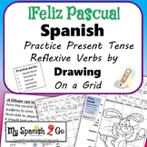 EASTER: Spanish Present Tense Reflexive Verbs-Draw on Grid
