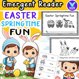 EASTER Springtime Fun Emergent Reader Kindergarten First G