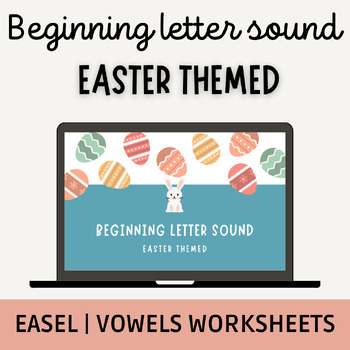 Preview of EASTER THEMED Beginning Letter Sound