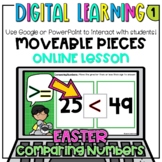 EASTER Theme 1st COMPARING NUMBERS -Distance Learning Goog