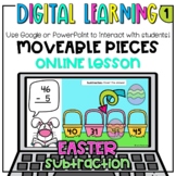 EASTER Theme 1st  SUBTRACTION  - Distance Learning Google 