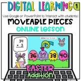 EASTER Theme 1st grade ADDITION  - Distance Learning Googl