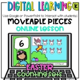 EASTER Theme Counting Sets - Distance Learning Google Slid