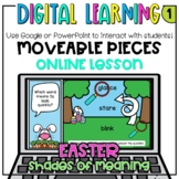 EASTER Theme Shades of Meaning  -Distance Learning Google 