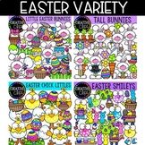 EASTER Clipart Variety Bundle ($19.00 Value) {Bunny Clipart}