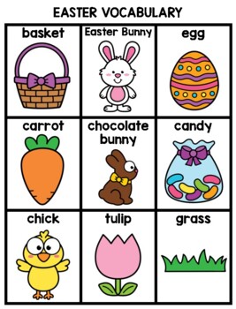 EASTER - Vocabulary Book - FOUR Levels!!!!!!!! | TpT