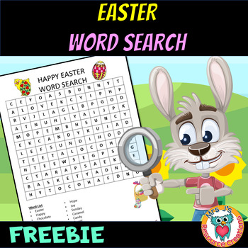 Preview of EASTER FREE Word Search Puzzle Activity