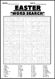 EASTER WORD SEARCH Puzzle Middle School Fun Activity Vocabulary