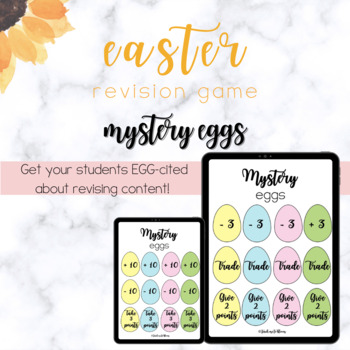 Preview of EASTER revision game / Mystery eggs