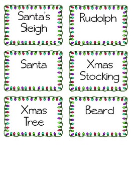 Easy Christmas Card Worksheets Teaching Resources Tpt