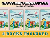 ABC Coloring Books, TODDLER COLORING Books, Digital Downlo