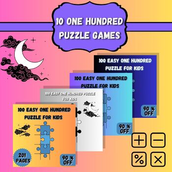 Preview of EASY ONE HUNDRES PUZZLE GAMES BUNDLE FOR KIDS