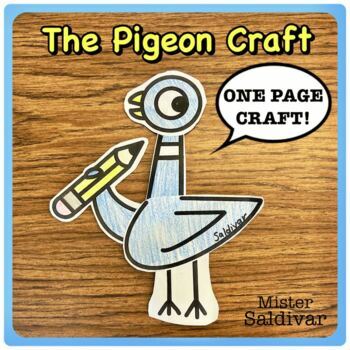 Preview of EASY Pigeon School Craft - Mister Saldivar