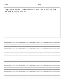 EASYCBM 1st Grade Writing Prompts by Onward and Upward | TPT