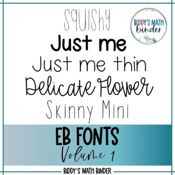 Preview of EB Fonts Volume 1 