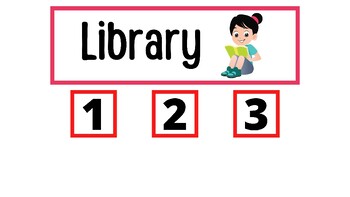 Preview of ECE State Preschool Classroom Center Labels