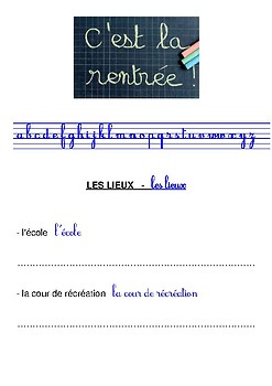 Preview of ECOLE - GRAPHISME / ECRITURE