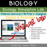 ECOLOGY - Island Biogeography and Biodiversity VIRTUAL LAB