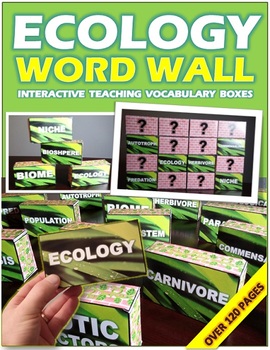 Preview of ECOLOGY: WORD WALL