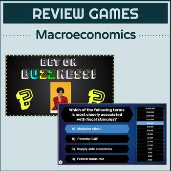 Preview of ECON TEST REVIEW GAMES | Macroeconomics (Intro to Economics)