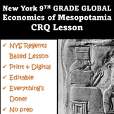 ECONOMY OF MESOPOTAMIA Constructed Response Questions (CRQ