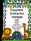 ECOSYSTEMS Interactive Notebook - Food Chains/Webs/Pyramid
