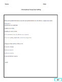 ECR Essay Goal Setting Sheets for Writing Conferences