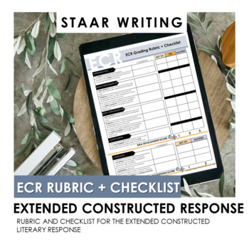 Preview of ECR Extended Constructed Response Rubrics and Checklists