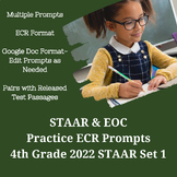 ECR Practice STAAR Prompts-4th Grade (For Use with 2022 ST