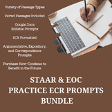STAAR/ EOC Editable ECR Prompts Bundle (8th-10th)