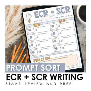Preview of ECR and SCR Prompt Sort Activity