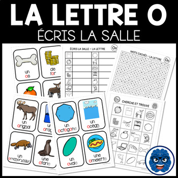 Preview of ÉCRIS LA SALLE: LA LETTRE O // Write the room: The letter O