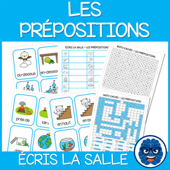 Preview of ÉCRIS LA SALLE -MATHS: LES PRÉPOSITIONS - Write the room: Prepositions