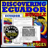 ECUADOR: Discover ECUADOR and the GALAPAGOS ISLANDS Bundle