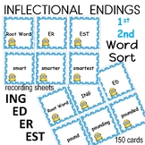 ED ING ER EST Inflectional Endings ELA Game