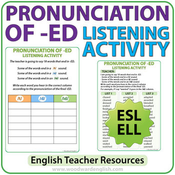 pronunciation homework esl