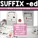 Suffix -ed for Kindergarteners: Past Tense Verbs