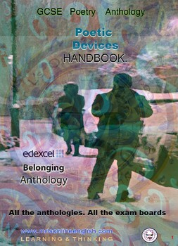 Preview of Belonging Anthology Poetic Devices Handbook (EDEXCEL Board).